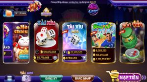 Cổng game RIK VIP với giao diện siêu bắt mắt