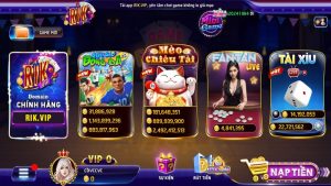 Cổng game RIKVIP đẳng cấp