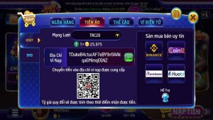 Hướng dẫn nạp tiền RIKVIP bằng tiền ảo