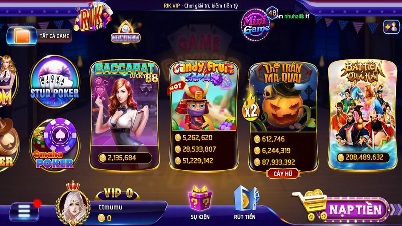 Cổng game RIKVIP